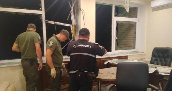 Обстрел из гранатомета здания киевского 