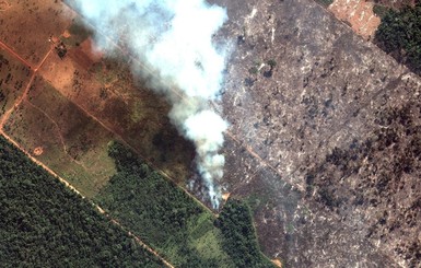 Пожары в Амазонии: президент Бразилии отказался принять помощь G7 в борьбе с огнем