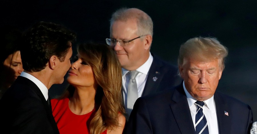 Лидеры стран G7 поссорились на саммите из-за жен