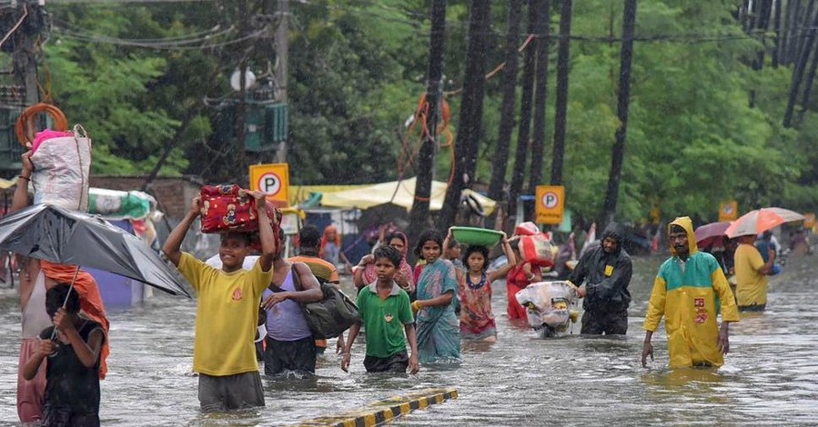 В Индии 80 человек погибли из-за муссонных ливней