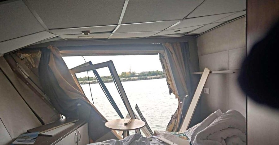 На Дунае столкнулись грузовое судно и круизный лайнер, есть пострадавшие