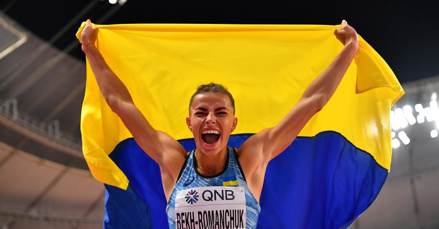 Украинка взяла медаль на чемпионате мира по прыжкам в длину