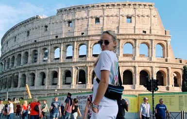 Итальянские каникулы: Дарья Белодед гуляет в Риме