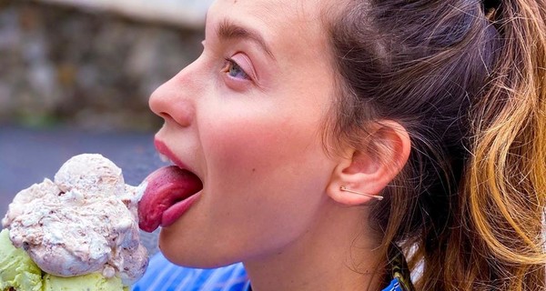 Регина Тодоренко объедается в Италии