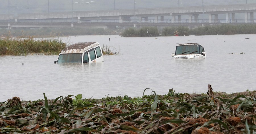 В Японии жертвами тайфуна 