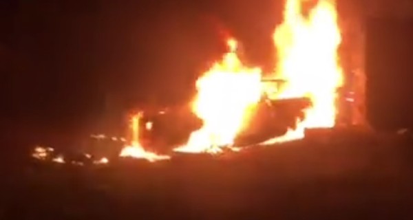 Под Одессой взорвалось авто с людьми: заживо сгорели двое