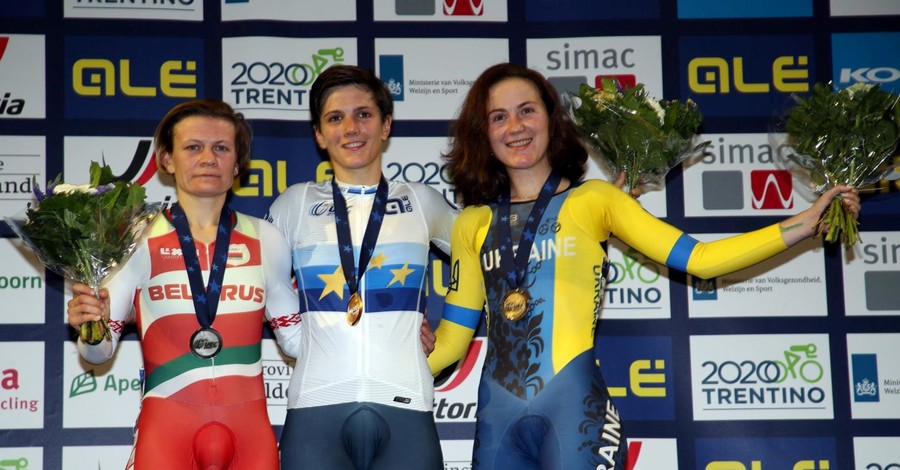 Украина выиграла вторую медаль на чемпионате Европы по велотреку