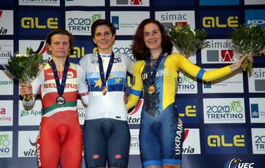 Украина выиграла вторую медаль на чемпионате Европы по велотреку