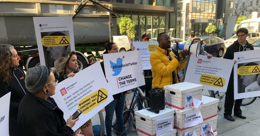 У штаба Twitter в США митингуют из-за расизма