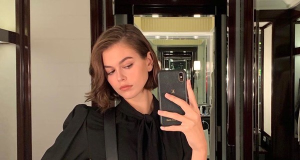 Папарацци застукали за поцелуем Кайю Гербер и Пита Дэвидсона