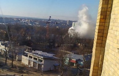 В Харькове с утра горел зоопарк