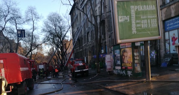 Студенты, очевидцы пожара в Одесском колледже: 