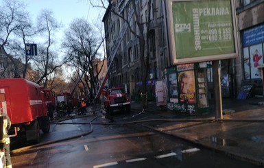Студенты, очевидцы пожара в Одесском колледже: 
