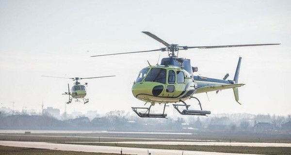 Первые два вертолета H125 Airbus Helicopters для Госпогранслужбы приземлились в Жулянах