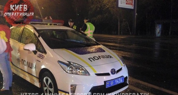 Под Киевом полицейский насмерть сбил пешехода 