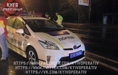 Под Киевом полицейский насмерть сбил пешехода 