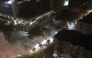 В Киеве затопило кипятком торговый центр Ocean Plaza