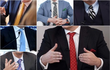 С уточками, в горошек и клеточку: какие галстуки выбрали участники Давоса 2020