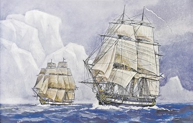 Моряки величали Антарктиду 