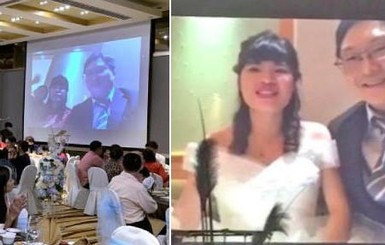 Молодожены из Сингапура присутствовали на своей свадьбе по видеосвязи из-за коронавируса