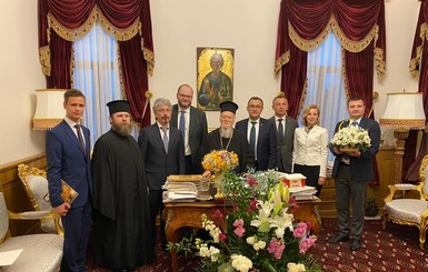 Бородянский и Ткаченко съездили на 80-летие к Вселенскому патриарху