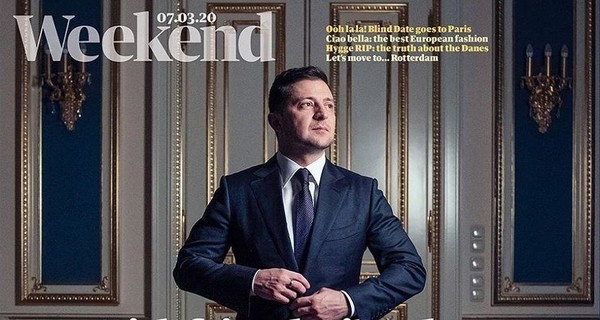 Владимир Зеленский появился на обложке журнала The Guardian Weekend