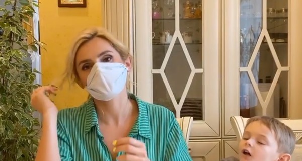 Ирина Федишин показала, как быстро сделать маску своими руками 