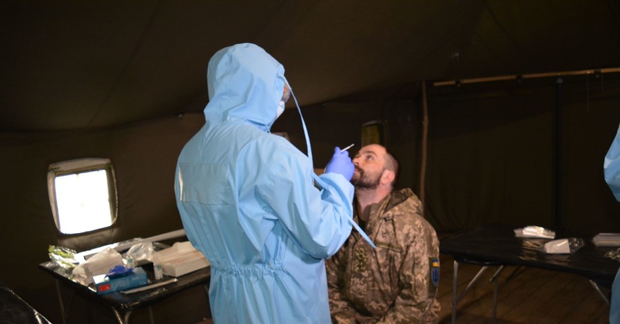Украинских военнослужащих на Донбассе начали проверять на коронавирус