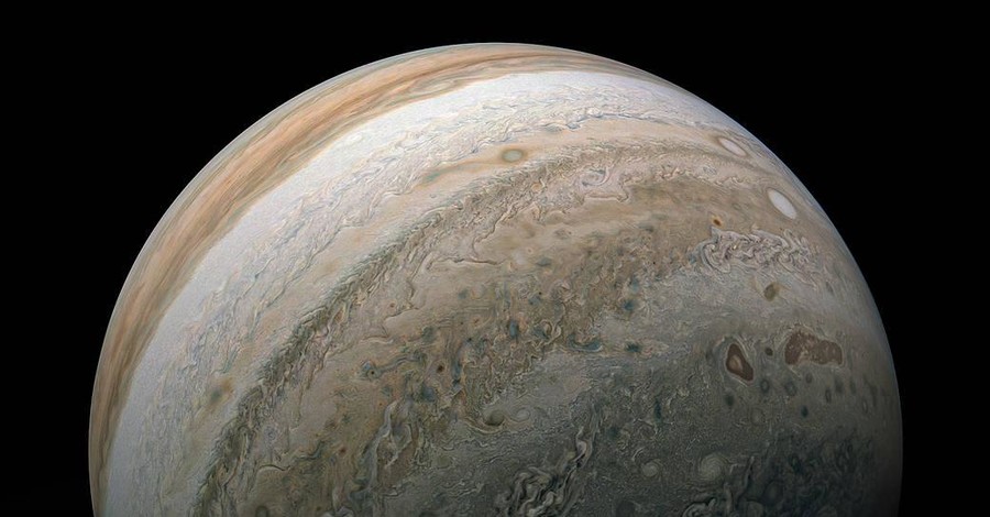 В NASA показали туман на севере Юпитера