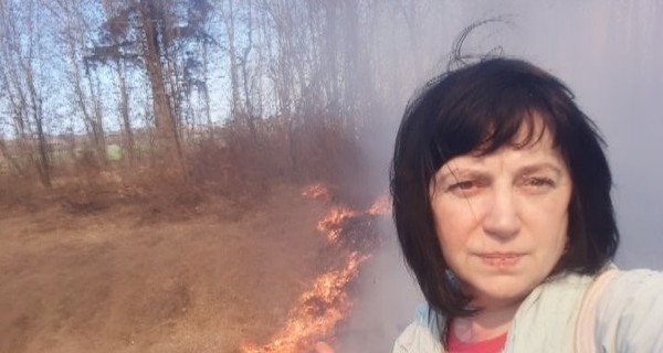 На Волыни люди своими силами потушили пожар в лесу, потому что спасатели не приехали