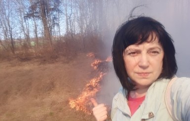 На Волыни люди своими силами потушили пожар в лесу, потому что спасатели не приехали