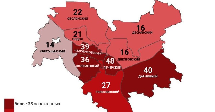 Коронавирус в Киеве: заражены 279 человек