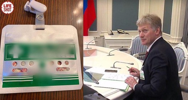 Помощник Путина носит на пиджаке блокатор вирусов. В Украине он продается за 3000 гривен