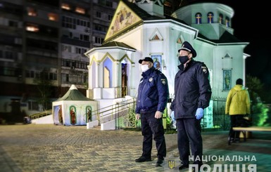 МВД: в церкви на Пасху пошли почти 130 тысяч украинцев