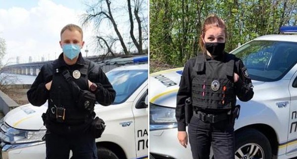 Киевские патрульные спасли 18-летнюю девушку, которая хотела прыгнуть с моста