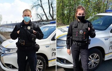 Киевские патрульные спасли 18-летнюю девушку, которая хотела прыгнуть с моста