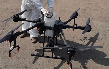 Для дезинфекции в Киеве начали использовать дроны