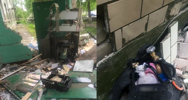 Задержали иностранцев: взорвали банкомат на Черкасчине и забрали 400 тысяч гривен