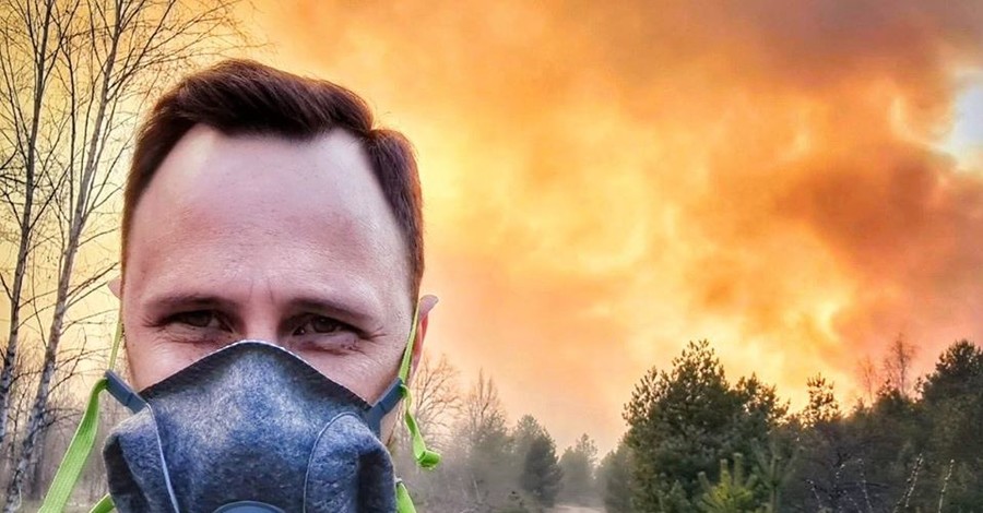 Ярослава Емельяненко, который освещал пожары в Чернобыле, обвинили в создании паники среди населения