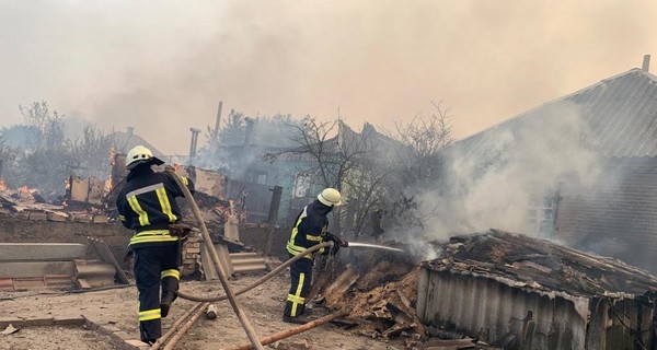 В пожаре на Луганщине пострадали 17 детей