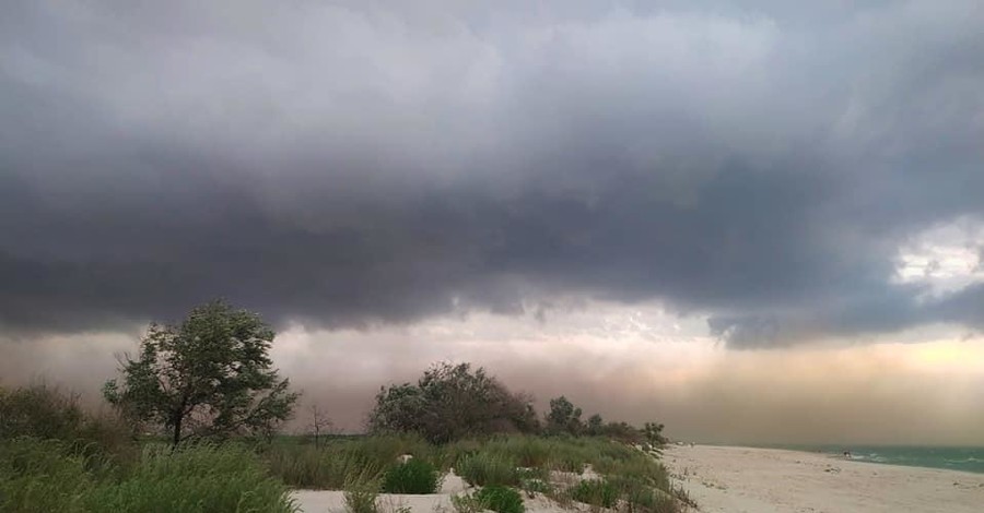 В Одесской области пронеслась песчаная буря