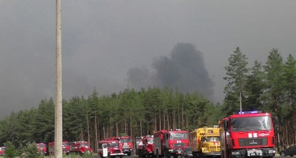 Из-за пожара на Луганщине в больницу попали  25 человек, 16 из них - дети