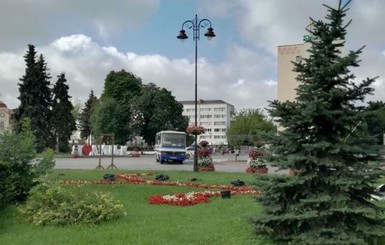 Захваченный автобус не должен был ехать через центр Луцка
