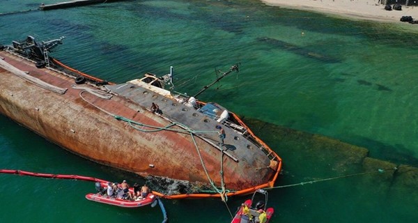 Крушение танкера Delfi у берегов Одессы признают техногенной катастрофой