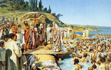 В День Крещения Руси Порошенко припомнил Томос, а Онуфрий - географию древнего государства