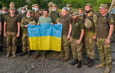 Зеленский рассказал, что он делал на Донбассе два дня