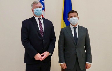 Зеленский в родном Кривом Роге встретился с заместителем госсекретаря США