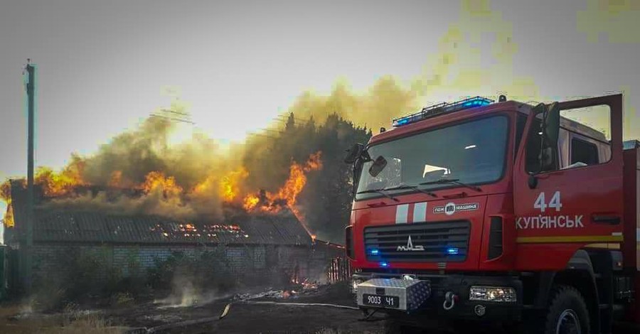 Из-за пожаров на Харьковщине сгорело целое село