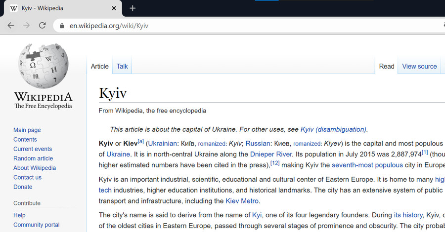 Дмитрий Кулеба похвастался победой Украины в борьбе с англоязычной Википедией