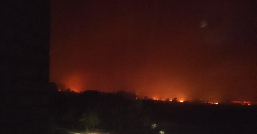 Жители Северодонецка о пожарах: Огонь подошел вплотную к городу
